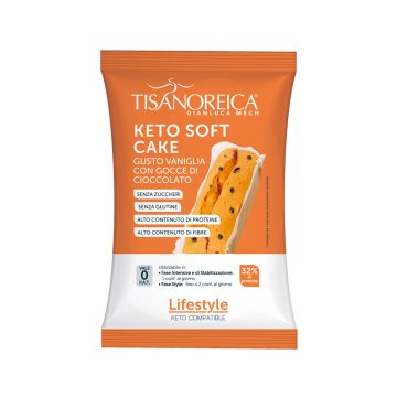 Keto Soft Cake gusto Vaniglia con gocce di cioccolato Tisanoreica Lifestyle (30gr)